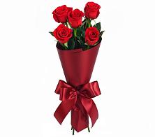Букет 5 Красных роз Эдлесс Лав в Данково