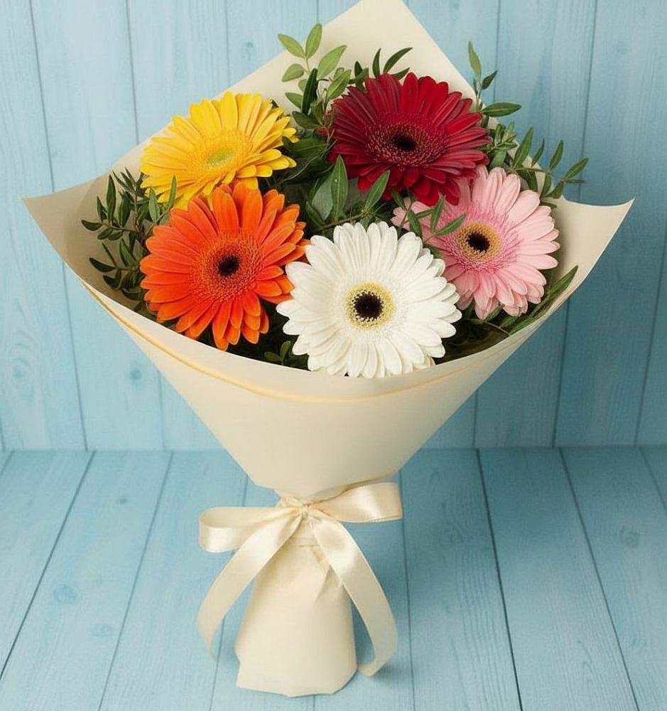 Букет цветов из: Герберы в Данково