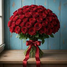 Букет Красные розы Блэк Меджик в Данково