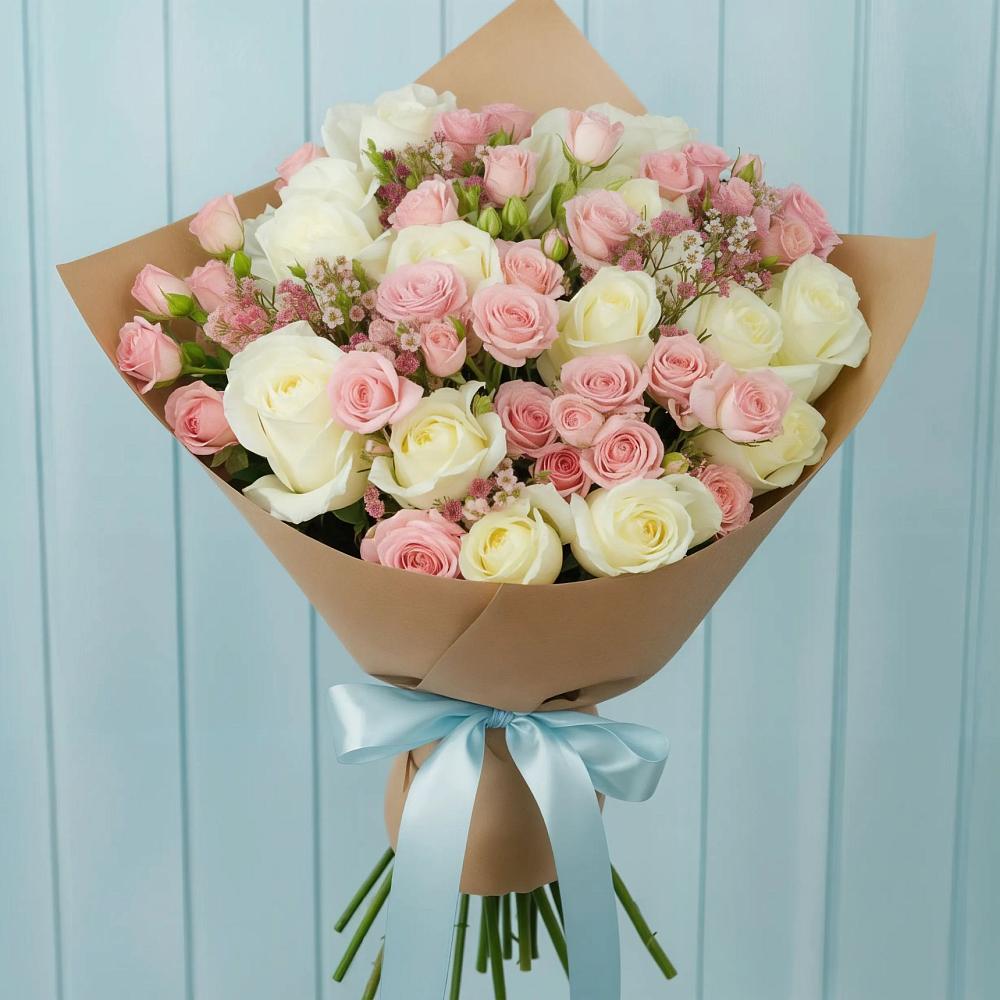 Букет цветов из: Розы в Данково