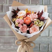 Букет цветов из:  Гвоздики, Хризантемы и Розы #REPLACE_PRED# Данково