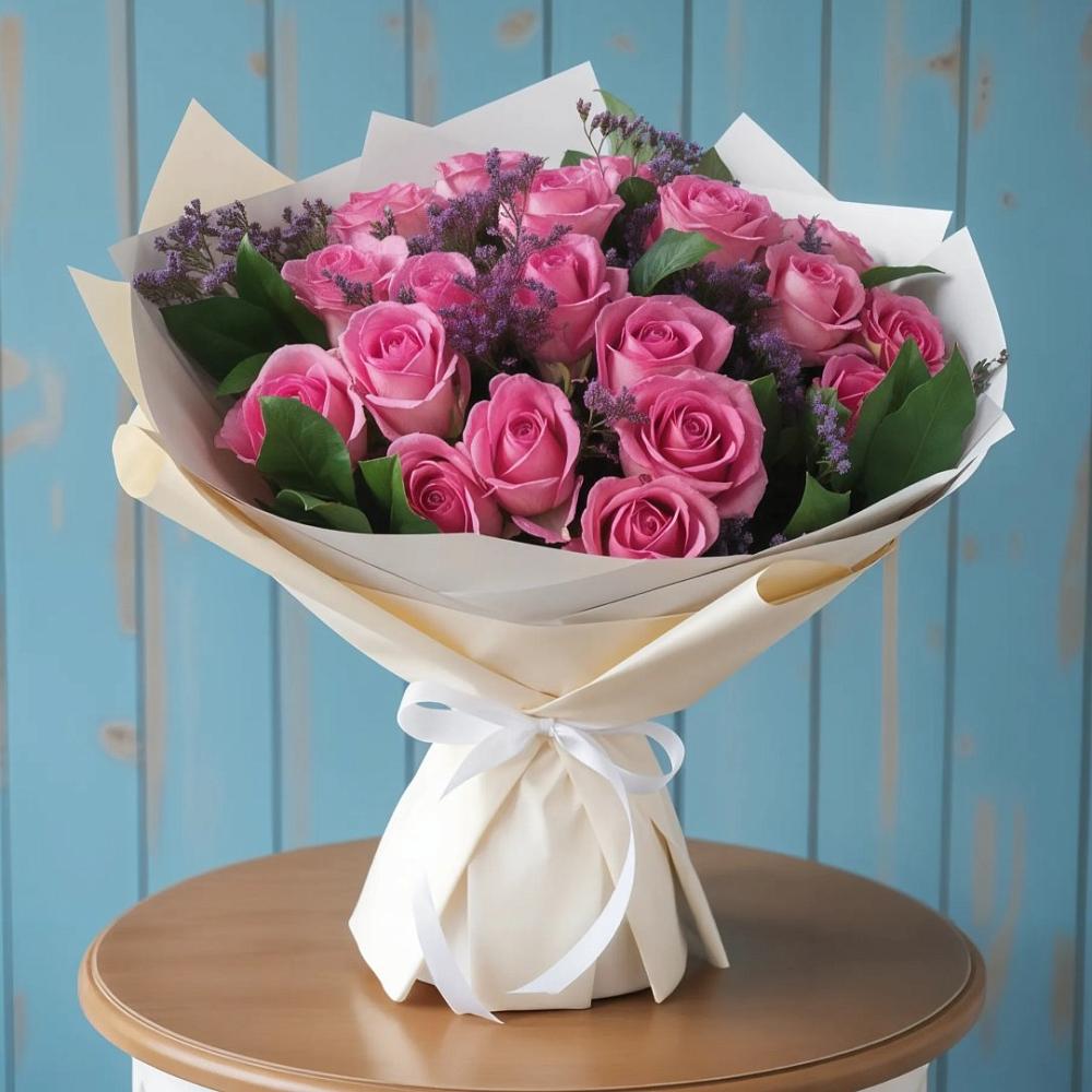 Букет цветов из: Розы в Данково