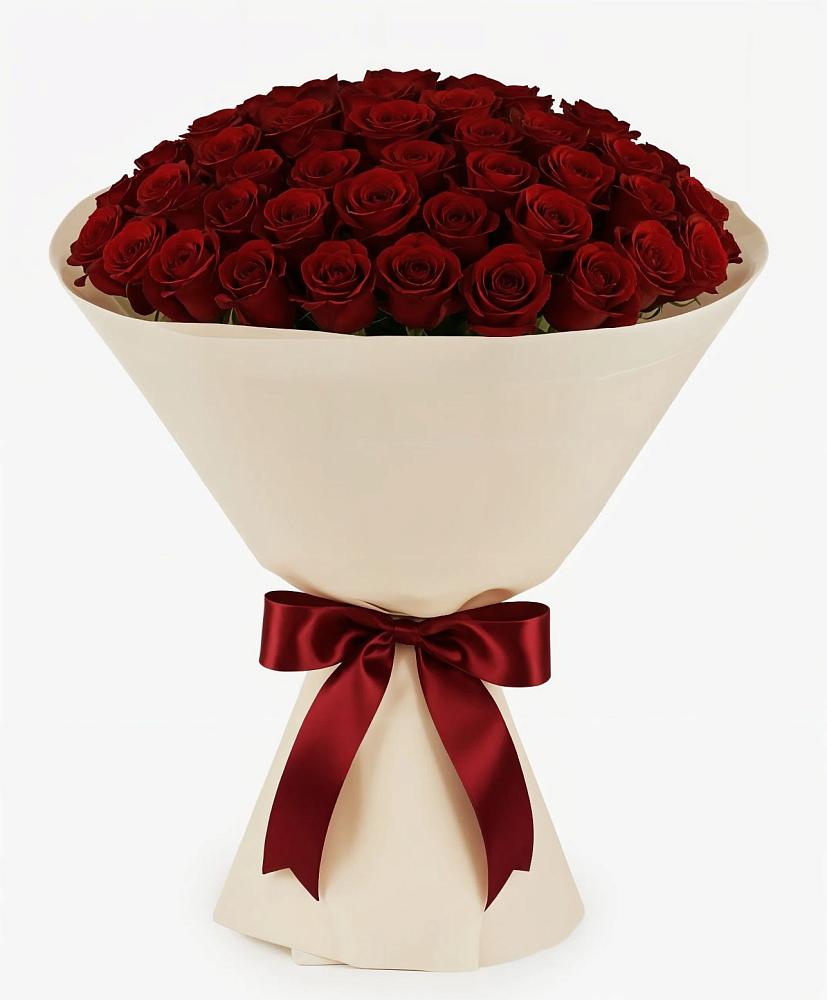 Букет 101 Бордовая роза Блэк Бакарра в Данково