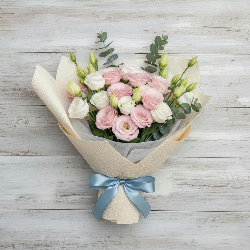 Букет цветов из: Лизиантусы в Данково